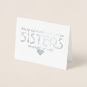 Carte Dorée Fun Bridesmaid ou Maid of Honor (Devant)