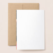 Carte Dorée Gâteau de cookie de la Saint-Valentin Pop Cœurs Or (Derrière avec enveloppe)