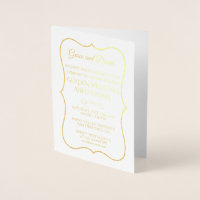Glam Or Véritable Feuille D'or 50ème Anniversaire 