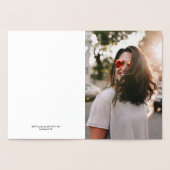 Carte Dorée Gold 40 et fabuleux 40e anniversaire Photo (Intérieur)