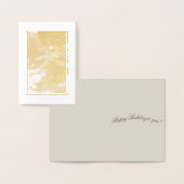 Carte Dorée Gold antique art chinois Joyeux anniversaire pour  (Affichage)