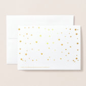 Carte Dorée Gold Confetti Serez-Vous Ma Femme D'Accueil ? (Derrière avec enveloppe)