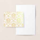 Carte Dorée Gold Damask (Affichage)