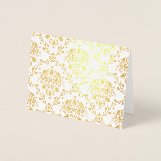 Carte Dorée Gold Damask (Devant)