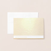 Carte Dorée Gold Happy 21e anniversaire (Derrière avec enveloppe)