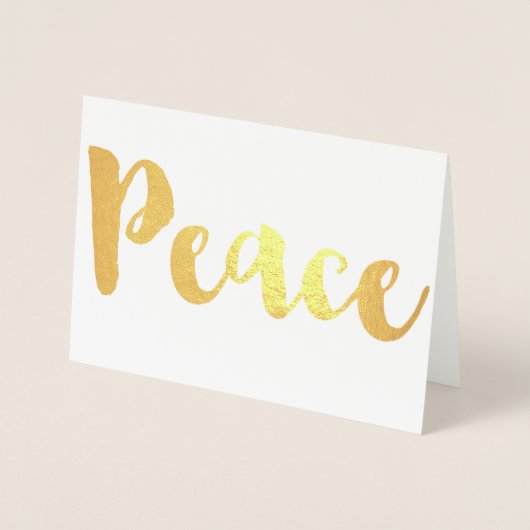Carte Dorée Gold Peace (Devant)
