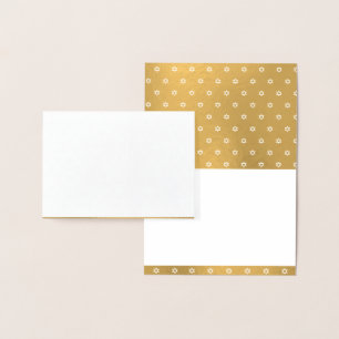 Carte Dorée Gold Star de David Blank Personnalisé Luxe