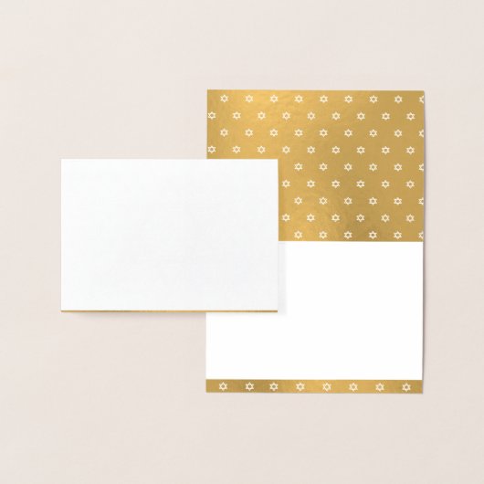 Carte Dorée Gold Star de David Blank Personnalisé Luxe (Affichage)