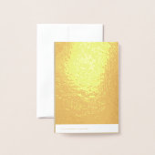 Carte Dorée Golden Chinese Paper-cut Ox Année 2021 Luxury GC (Derrière avec enveloppe)