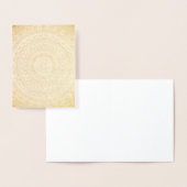 Carte Dorée Golden Mandala (Affichage)
