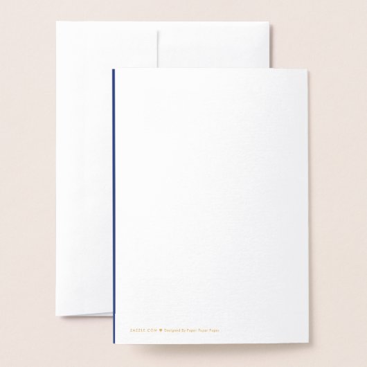 Carte Dorée Golden Pisces Constellation Joyeux anniversaire (Derrière avec enveloppe)