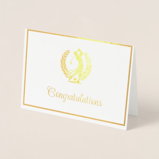 Carte Dorée Golf (Devant)