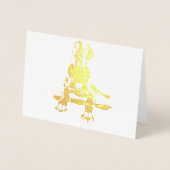 Carte Dorée Grand Danois doré (Devant)