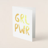 CARTE DORÉE GRL PWR (Devant)