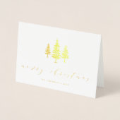 Carte Dorée Gros pins | Photo Holiday Gold (Devant)