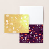 Carte Dorée Halloween (Affichage)