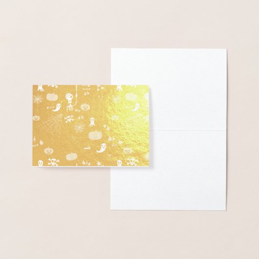 Carte Dorée Halloween (Affichage)