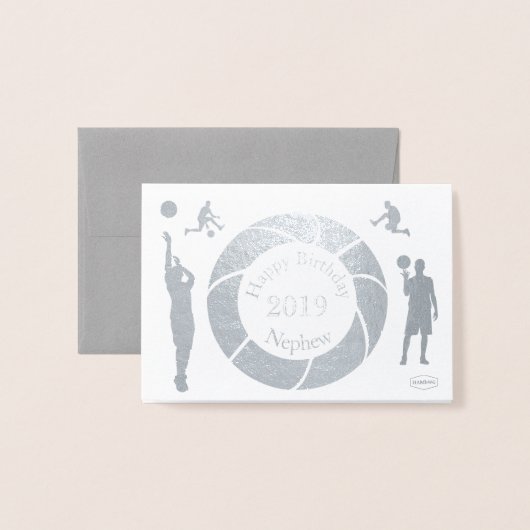 Carte Dorée HAMbWG - Basket-ball (Devant avec enveloppe)