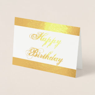Carte Dorée HAMbWG -  feuille d'or et blanc - Personnalisable