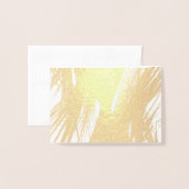 Carte Dorée HAMbWG - Gold Foil Card - Or et blanc (Devant avec enveloppe)
