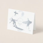 Carte Dorée HAMbWG - Thème Surfeur (Devant)