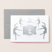 Carte Dorée HAMbyWG - Dance Considérant Félicitations (Devant avec enveloppe)