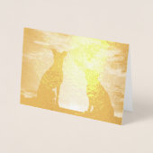 Carte Dorée HAMbyWG - Deux Chiens (Devant)