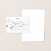 Carte Dorée HAMbyWG Musique Graphique Personnalisée (Affichage)