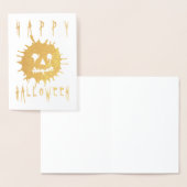 Carte Dorée Happy Halloween Splatolatern (Affichage)