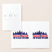 Carte Dorée HonorerPourServir (Affichage)