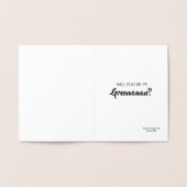 Carte Dorée Je N'Obtiens Qu'Une Décision | Drôle Groomsman Mei (Intérieur)