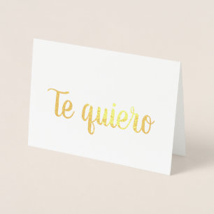 Carte Dorée Je t'aime