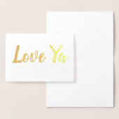Carte Dorée Je t'aime (Affichage)