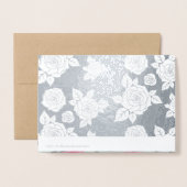 Carte Dorée Je T'Aime, Maman. Le luxe de la fête des mères (Derrière avec enveloppe)