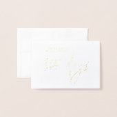 Carte Dorée Je Vous Ai Aimé Pendant 356 Jours Premier Annivers (Devant avec enveloppe)