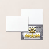 CARTE DORÉE JJGPCWC DIEU STAR CHRISTIAN ÉGLISE BADGE ANCIEN MA (Affichage)