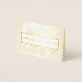 Carte Dorée .John Singer Sargent Élégant Portrait Collage Foil (Devant)