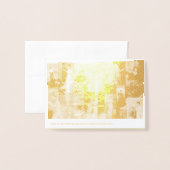 Carte Dorée .John Singer Sargent Élégant Portrait Collage Foil (Derrière avec enveloppe)