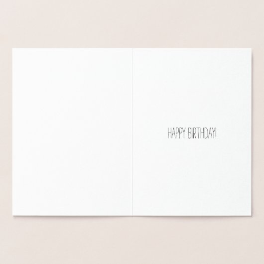 Carte Dorée Jolie licorne (Intérieur)