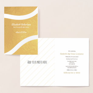 Carte Dorée Jour de remise des diplômes d'athlète de tennis