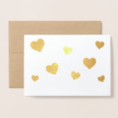 Carte Dorée Joyeuse fête des mères pour l'or de belle-mère (Derrière avec enveloppe)