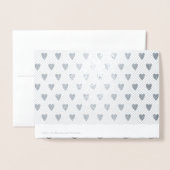 Carte Dorée Joyeuse Saint-Valentin Élégance Luxe Moderne (Derrière avec enveloppe)