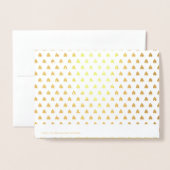 Carte Dorée Joyeuse Saint-Valentin Élégante Classique (Derrière avec enveloppe)
