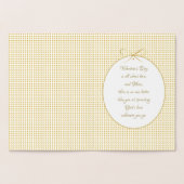 Carte Dorée Joyeuse Saint-Valentin Élégante Luxueuse Or (Intérieur)