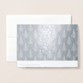 Carte Dorée Joyeuses fêtes. Le luxe de Noël réel (Derrière avec enveloppe)