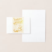 Carte Dorée Joyeuses Pâques (Affichage)