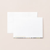 Carte Dorée Joyeuses Pâques 2 (Derrière avec enveloppe)