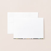 Carte Dorée Joyeuses Pâques 2 (Devant avec enveloppe)