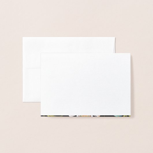 Carte Dorée Joyeuses Pâques 2 (Devant avec enveloppe)