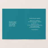 Carte Dorée Joyeux 25e anniversaire Luxe (Intérieur)